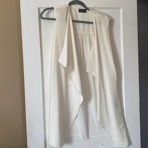 ASTR cream sheer vest